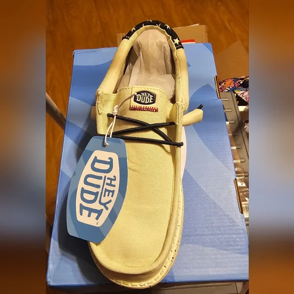 Hey Dude | Shoes | Hey Dude Mens Casual Cream Shoes | Poshmark display picture 1